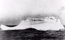 This iceberg is thought to have been the one responsible for sinking Titanic